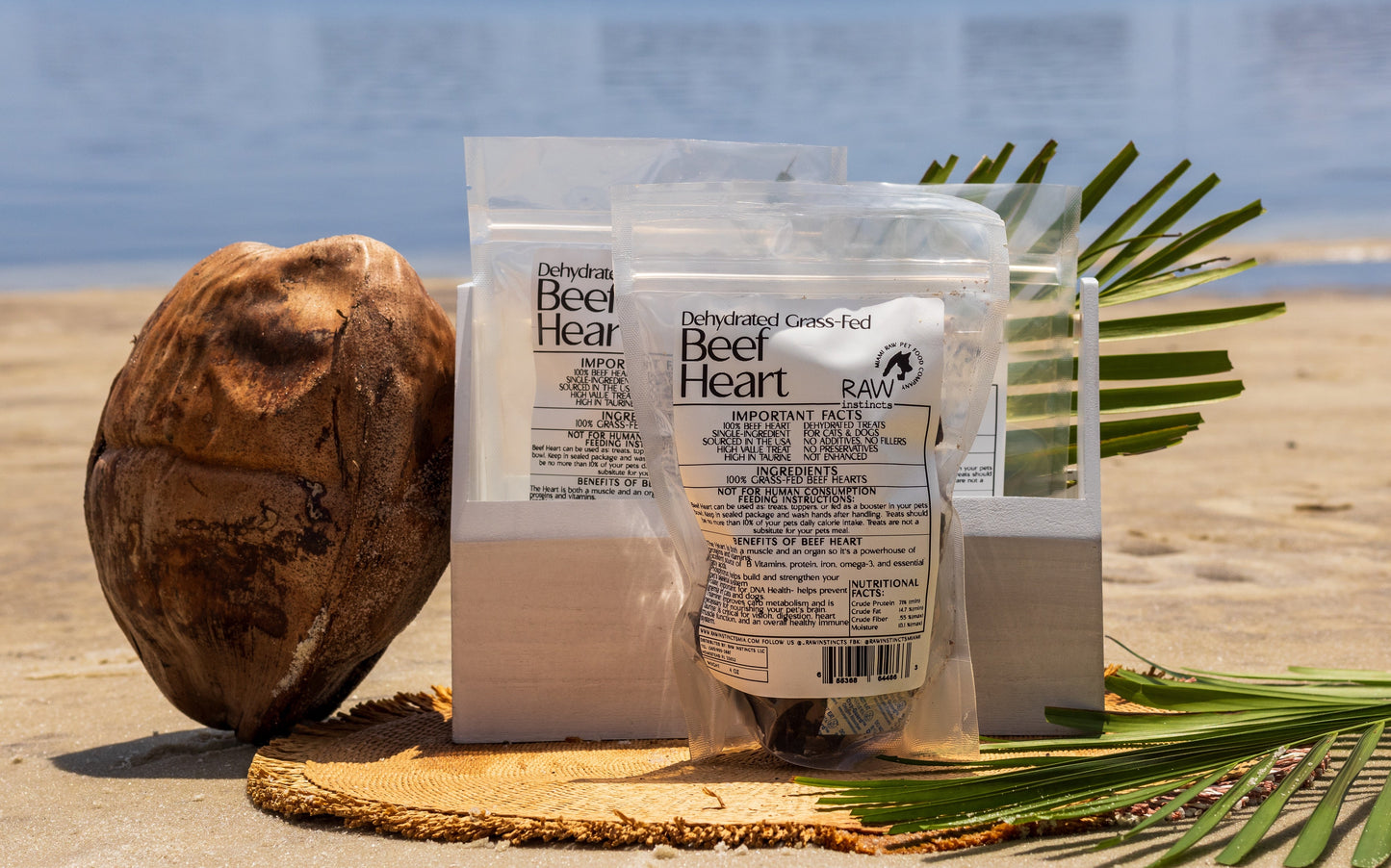 Dehydrated Beef Heart – Raw Instincts | Nutritious Treat for Cats & Dogs - Tampa Home & Garden Store