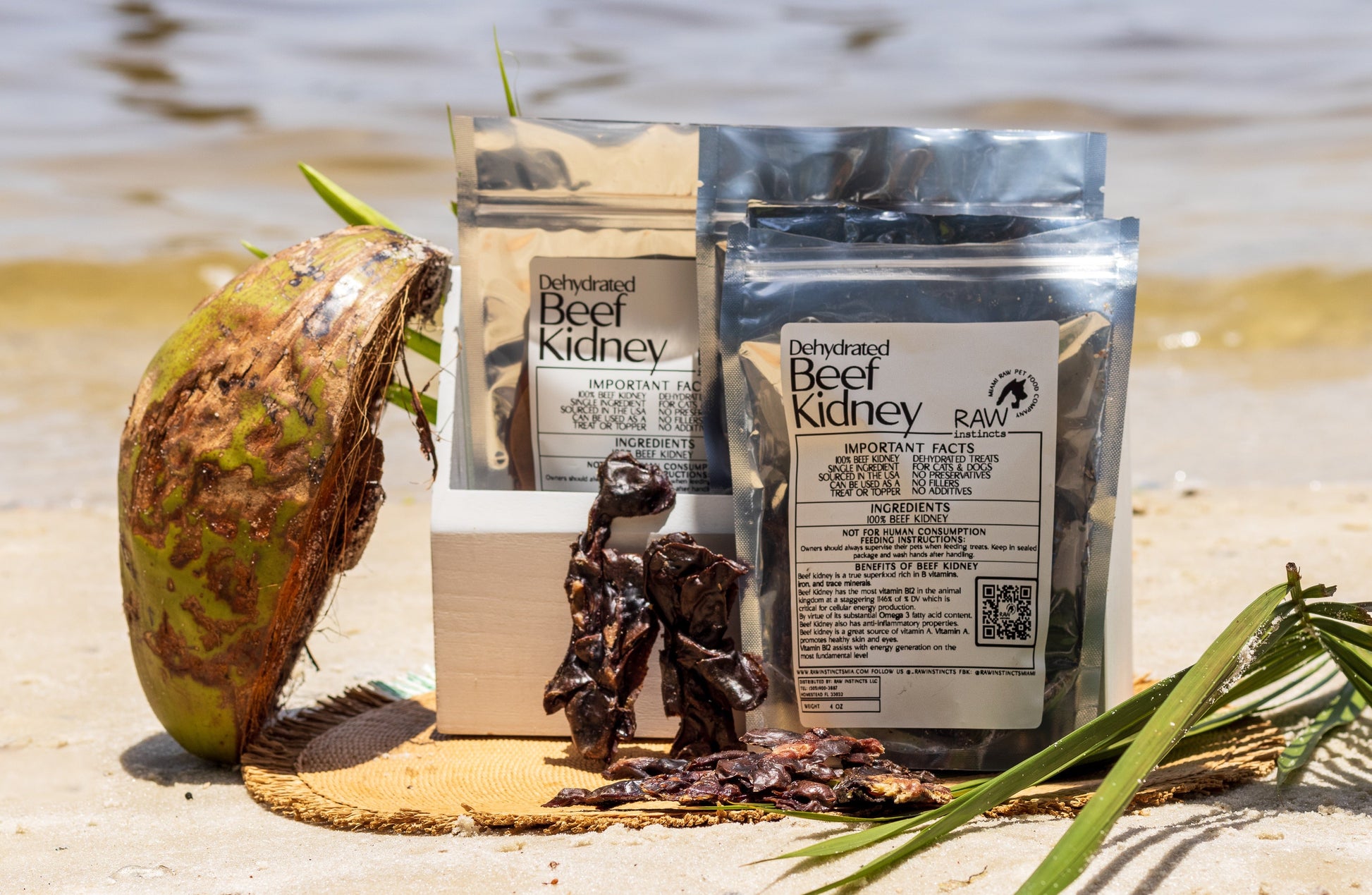 Dehydrated Beef Kidney | Raw Instincts | Small Batch Superfood Treat for Cats & Dogs - Tampa Home & Garden Store