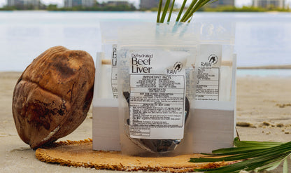 Dehydrated Beef Liver for Cats & Dogs — 100% Single Ingredient | Raw Instincts Florida | 3.5 oz - Tampa Home & Garden Store