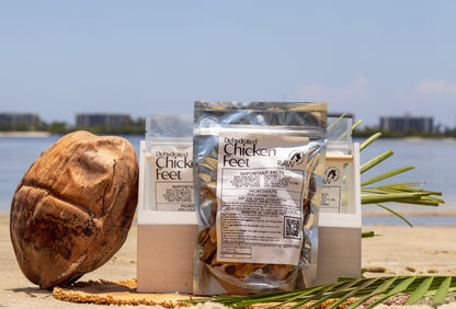 Dehydrated Chicken Feet – 5ct | Raw Instincts | Natural Chew for Cats & Dogs - Tampa Home & Garden Store