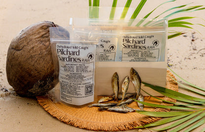 Dehydrated Wild Caught Pilchard Sardines for Cats & Dogs — 100% Single Ingredient | Raw Instincts Florida | 2 oz - Tampa Home & Garden Store