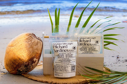 Dehydrated Wild Caught Pilchard Sardines for Cats & Dogs — 100% Single Ingredient | Raw Instincts Florida | 2 oz - Tampa Home & Garden Store