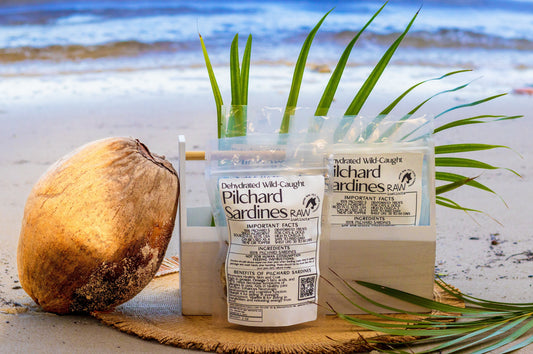Dehydrated Wild Caught Pilchard Sardines for Cats & Dogs — 100% Single Ingredient | Raw Instincts Florida | 2 oz - Tampa Home & Garden Store