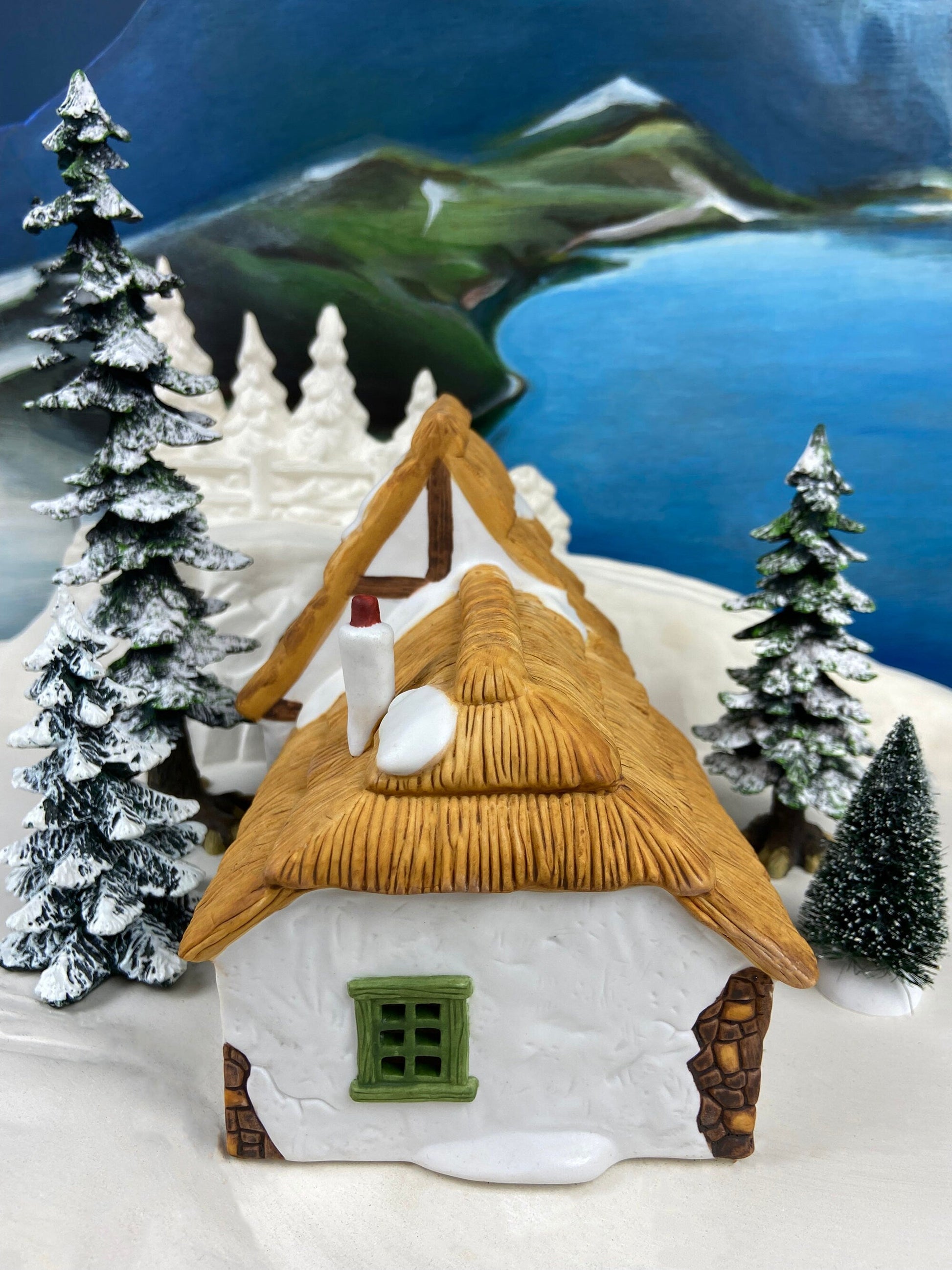 Department 56 Christmas Village Accessories. Illuminated Cottage of Bob Cratchit and Tiny Tim. Dicken's Village Series. - Tampa Home & Garden Store