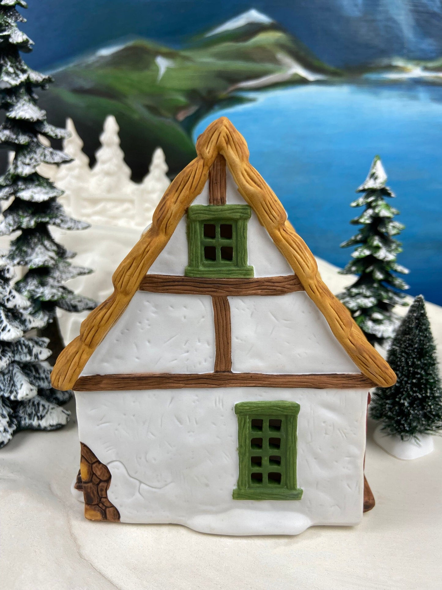 Department 56 Christmas Village Accessories. Illuminated Cottage of Bob Cratchit and Tiny Tim. Dicken's Village Series. - Tampa Home & Garden Store