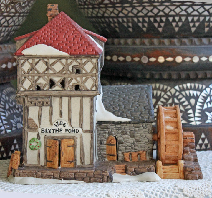 Department 56 Dicken's Christmas Village Blythe Pond Mill - Tampa Home & Garden Store
