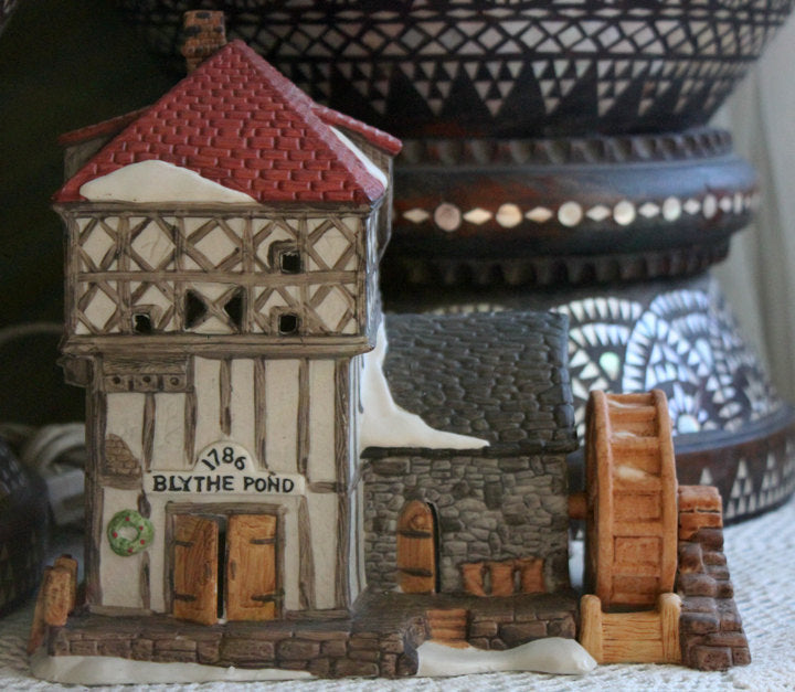 Department 56 Dicken's Christmas Village Blythe Pond Mill - Tampa Home & Garden Store