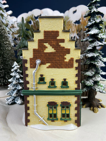 Department 56 Illuminated Christmas Village House. Faversham Lamps & Oil. Wicking, Whale Coal Oil, Glass Chimneys. Dicken's Village Series. - Tampa Home & Garden Store
