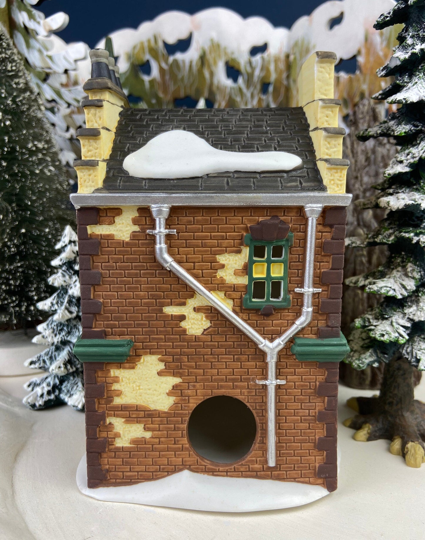 Department 56 Illuminated Christmas Village House. Faversham Lamps & Oil. Wicking, Whale Coal Oil, Glass Chimneys. Dicken's Village Series. - Tampa Home & Garden Store