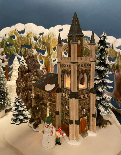 Department 56 Illuminated House. Elfie's Sleds and Skates. North Pole Series. Hand Painted Porcelain Building with Lights. Christmas Decor. - Tampa Home & Garden Store