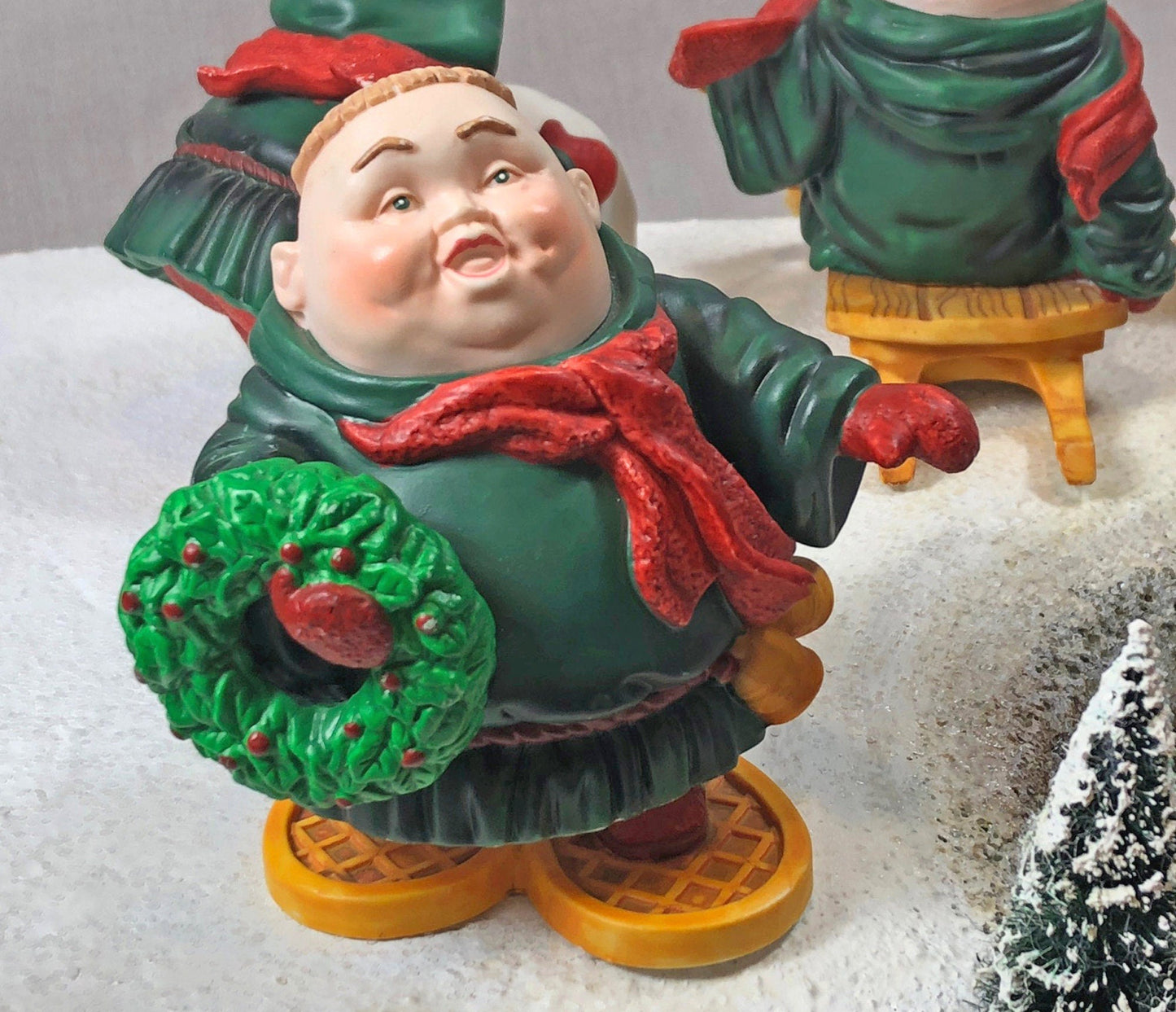 Department 56 Monks Christmas Figurines. Set of Three Merry Makers / Sebastian / Sigmond / Solomon. - Tampa Home & Garden Store