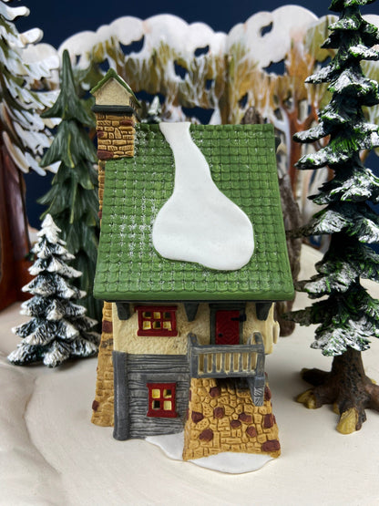Dept. 56. Elves Bunkhouse.  Illuminated Christmas Village Porcelain House. North Pole Series. Holiday Decor. - Tampa Home & Garden Store