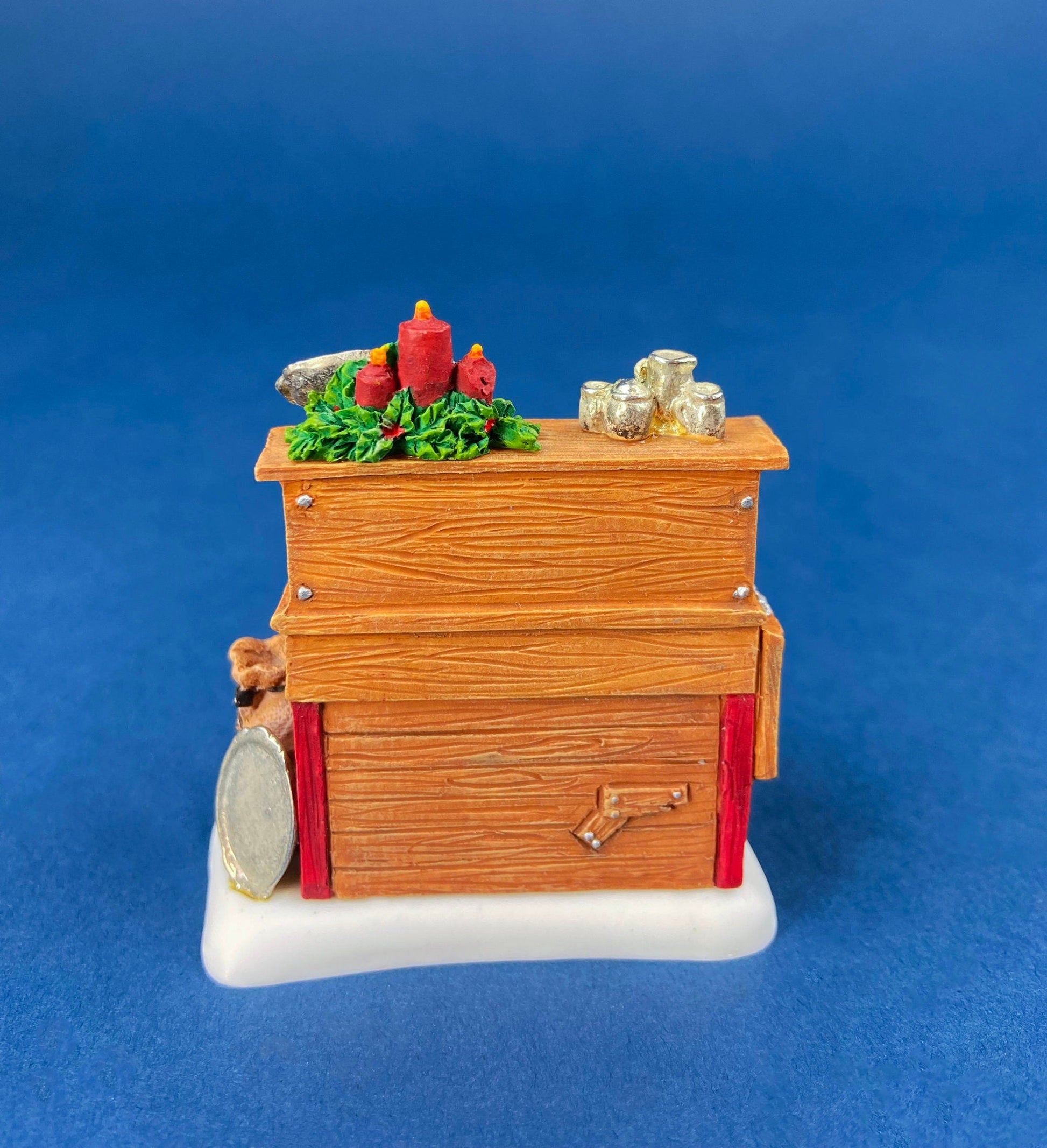 Dept. 56 Figurines. Silver for Sale. Christmas Village Accessories. Silverware Vendor & Cabinet with Silver. New England Village Series. - Tampa Home & Garden Store