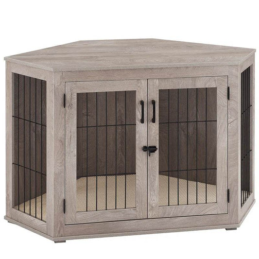 Dereham Furniture Corner Dog Crate with Cushion - Tampa Home & Garden Store