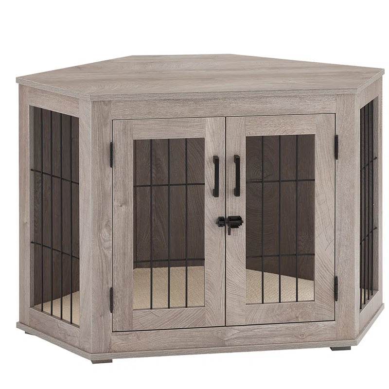 Dereham Furniture Corner Dog Crate with Cushion - Tampa Home & Garden Store