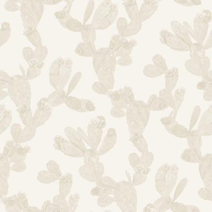 Desert Blooms Wallpaper, neutral - Tampa Home & Garden Store