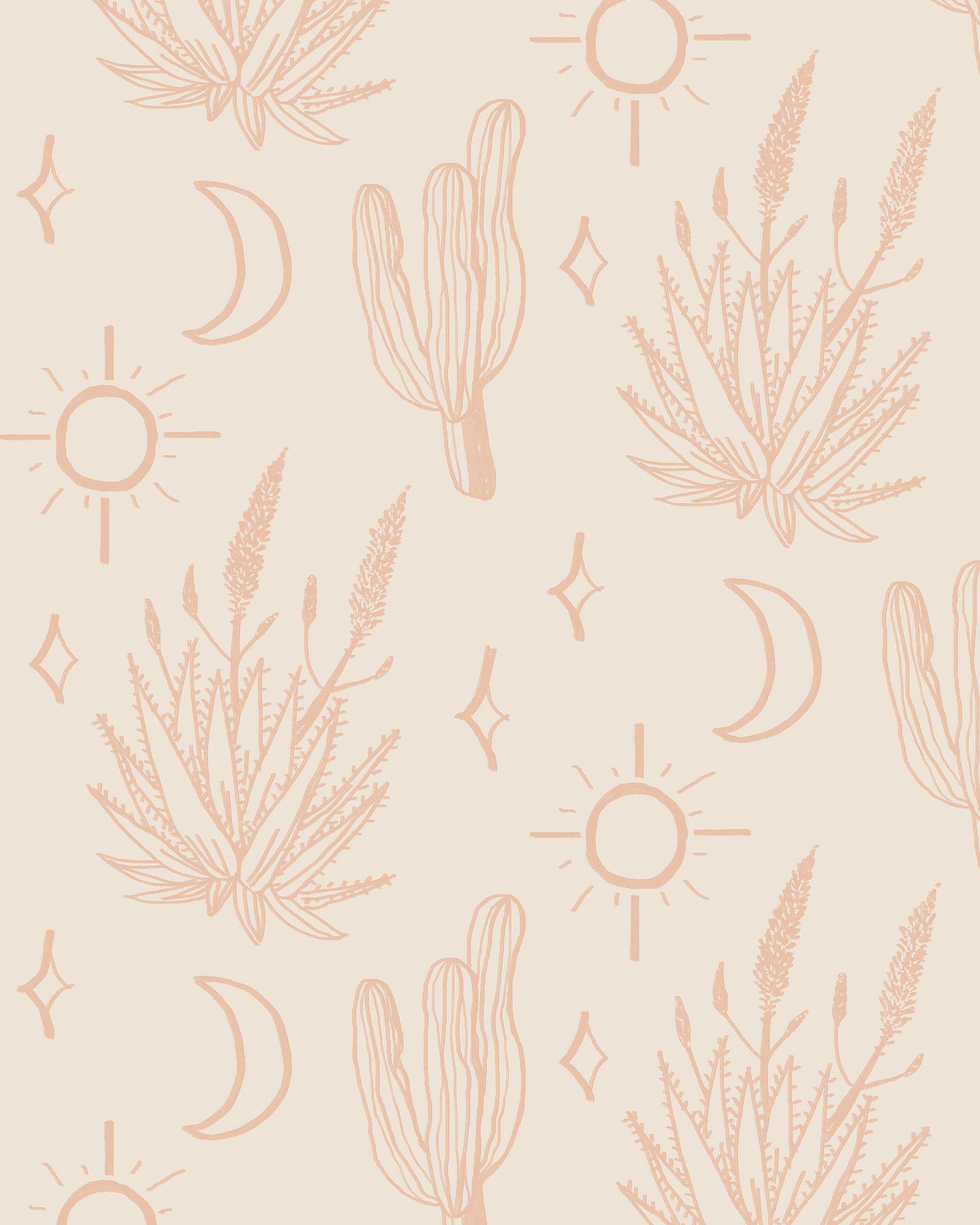 Desert Sky Wallpaper, large pattern, sand and clay - Tampa Home & Garden Store