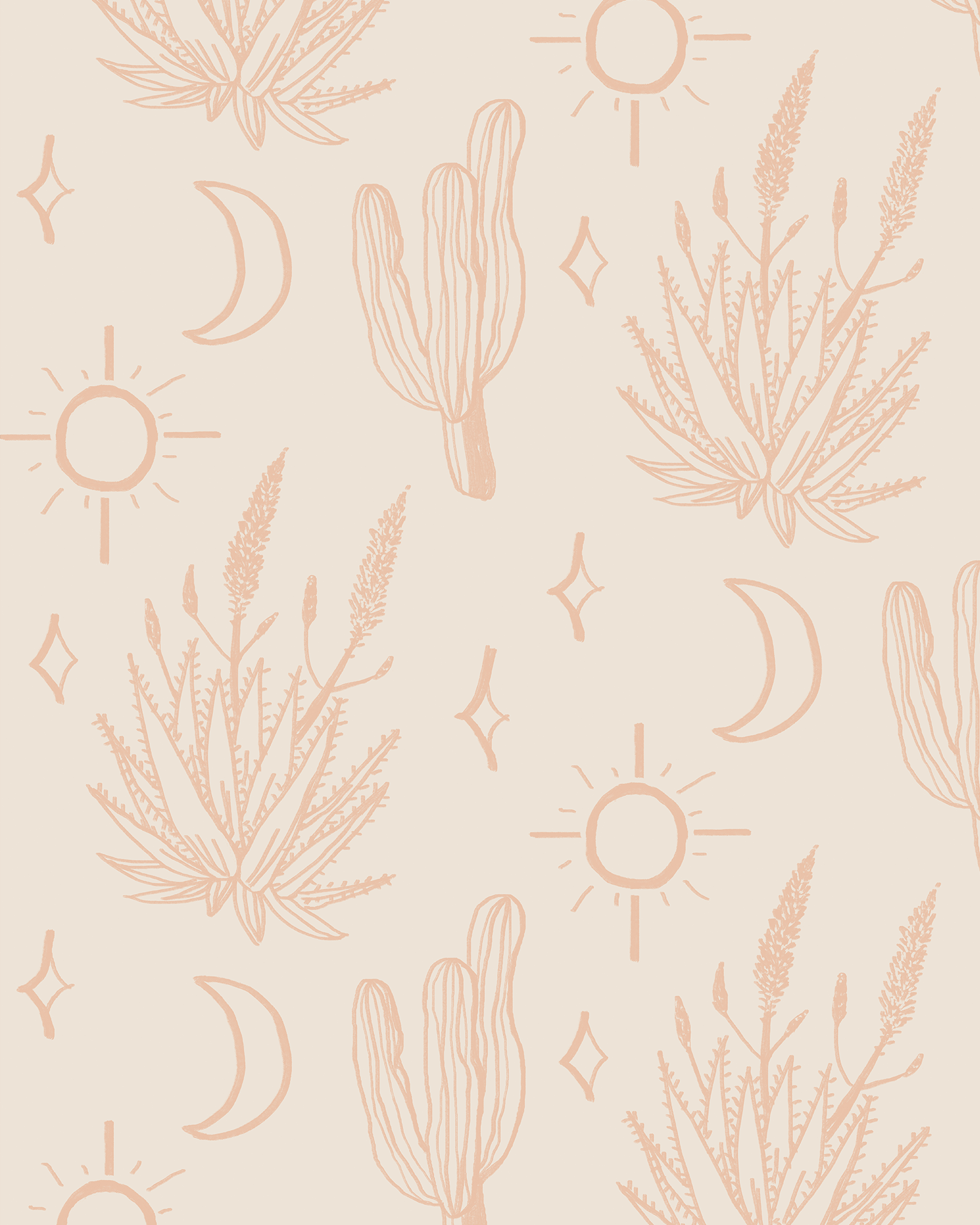 Desert Sky Wallpaper, large pattern, sand and clay - Tampa Home & Garden Store