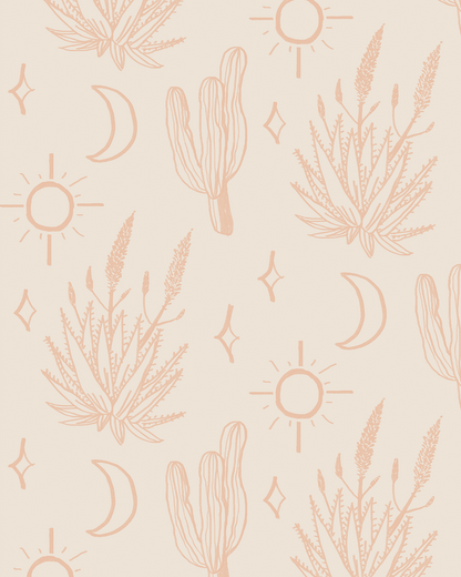Desert Sky Wallpaper, large pattern, sand and clay - Tampa Home & Garden Store