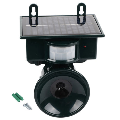 Solar Powered Bird Repeller Motion Sensor Ultrasonic Bird Deterrent