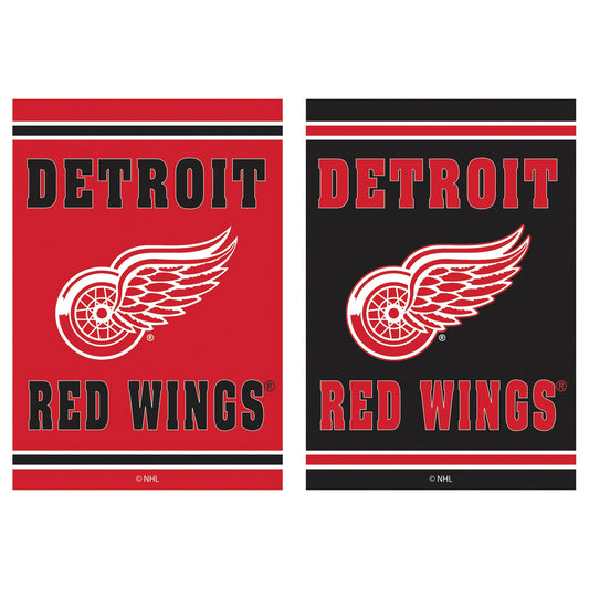 Detroit Red Wings Embossed Suede House Flag - Tampa Home & Garden Store