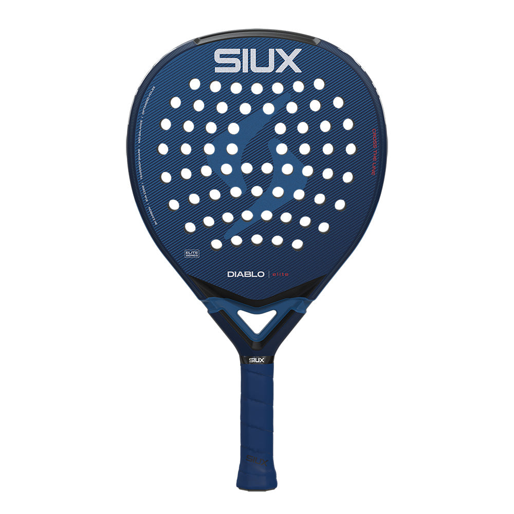 Padel racket Diablo Elite 2026 by Siux USA, blue face with white holes on Tampa Home & Garden Store