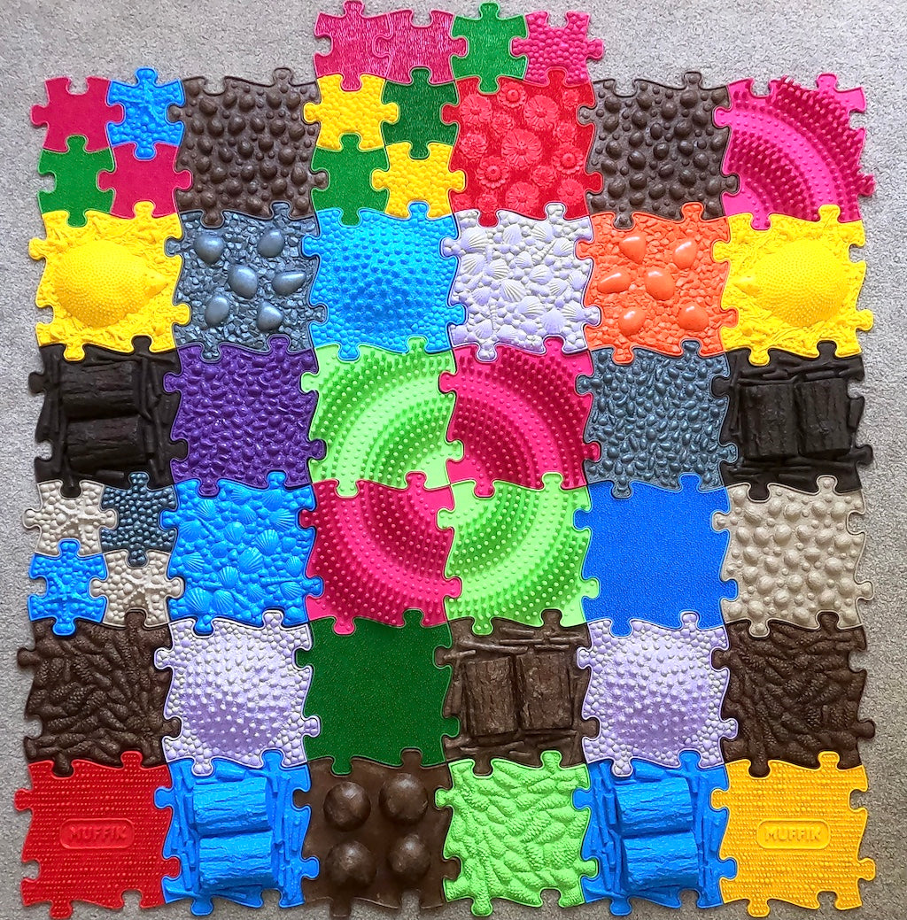 Diamond Kids Puzzle Set play mats 36 colorful textured interlocking foam tiles on Tampa Home & Garden Store