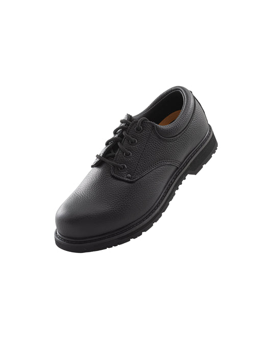 Diehard Black Oxford Slip Resistant Work Shoes [R82440] - Tampa Home & Garden Store