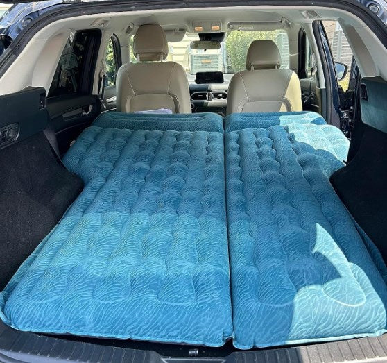 Umbrauto SUV Air Mattress 1.0 Slate blue, two-section car camping bed for SUV cargo area on Tampa Home & Garden Store