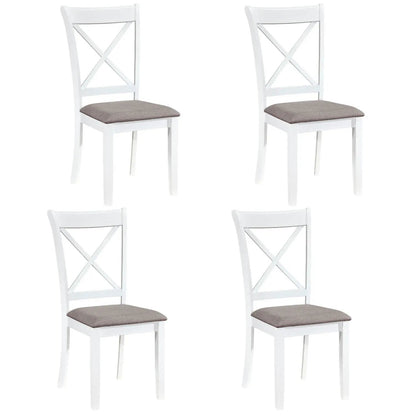 Dining Chairs Set of 4 with Padded Back and Seat