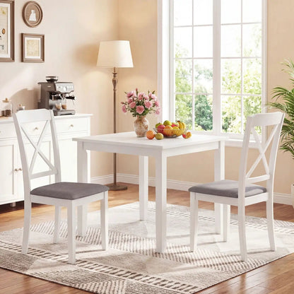 Dining Chairs Set of 4 with Padded Back and Seat