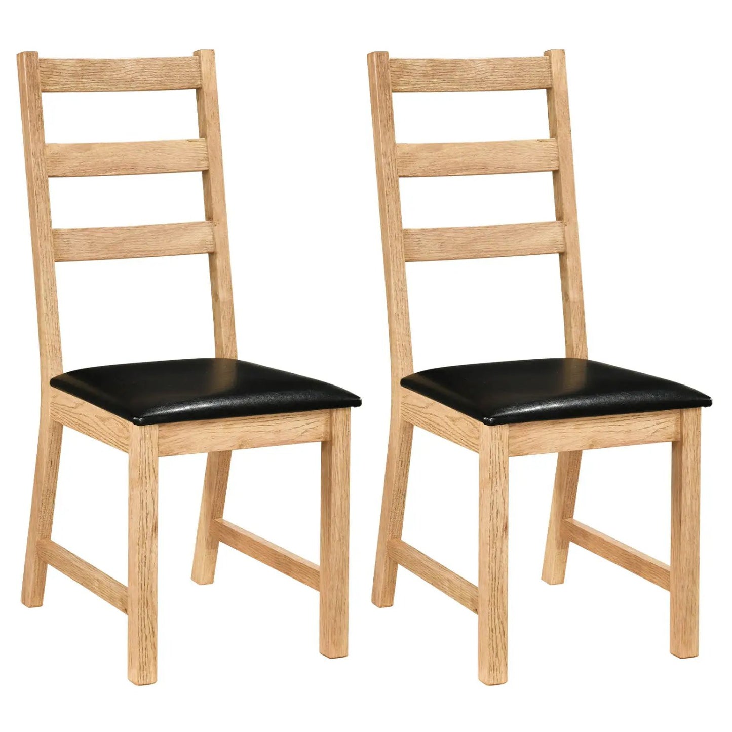Dining Chairs Set 2 Farmhouse Hollowed Backrest