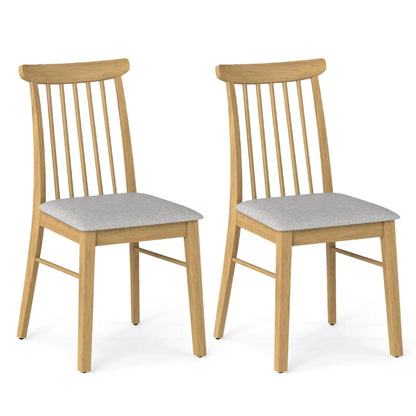 Dining Chairs Set of 2 Fabric Upholstered Kitchen