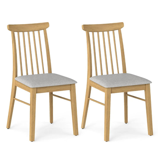 Dining Chairs Set of 2 Fabric Upholstered Kitchen