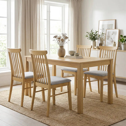 Dining Chairs Set of 2 Fabric Upholstered Kitchen