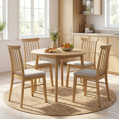 Dining Chairs Set of 4 Fabric Upholstered
