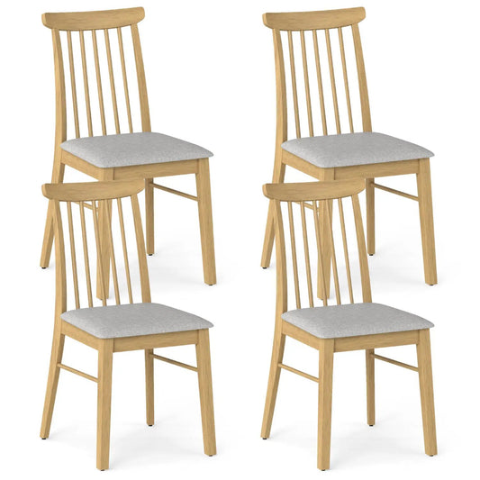 Dining Chairs Set of 4 Fabric Upholstered