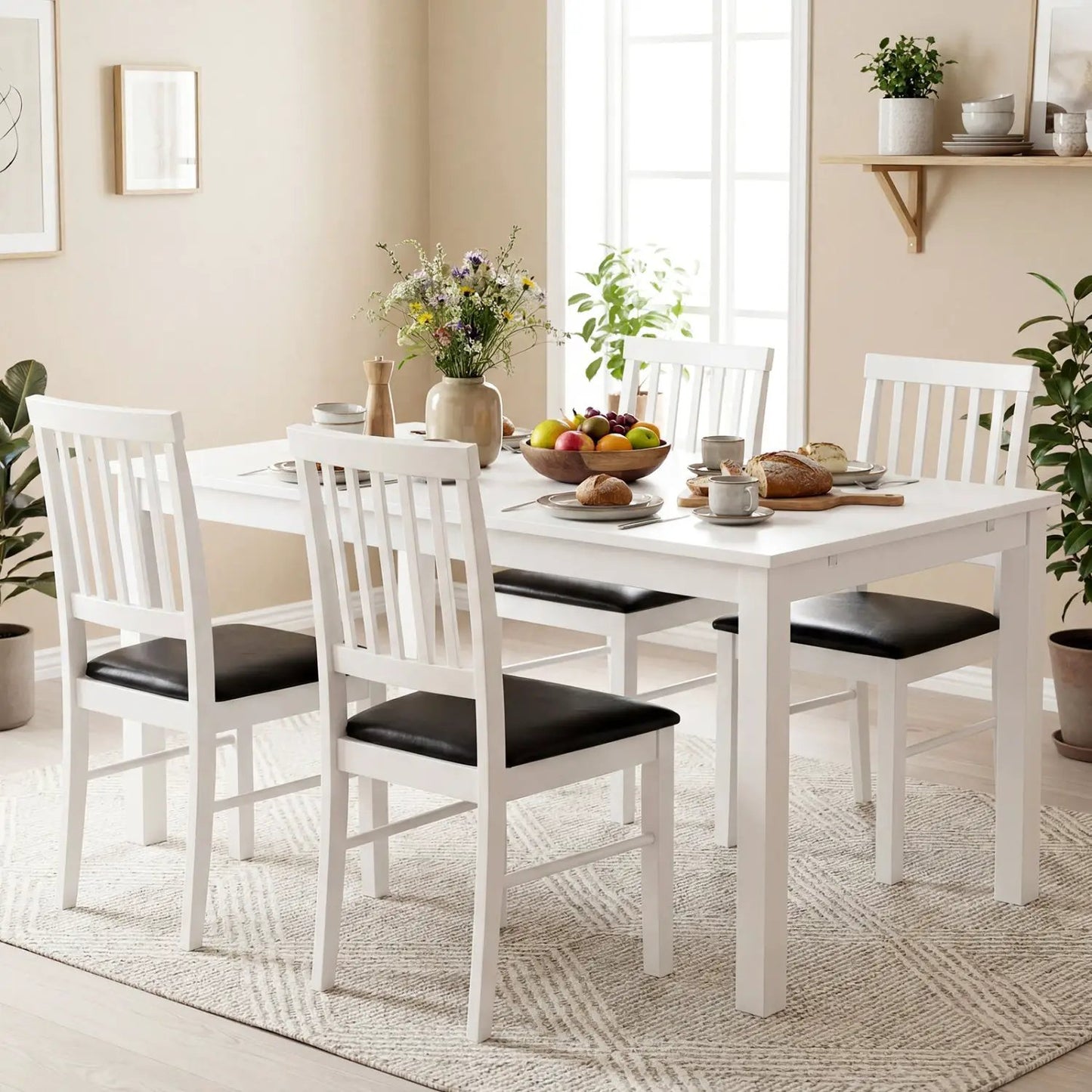Dining Chairs Set of 2 Modern Mid Century