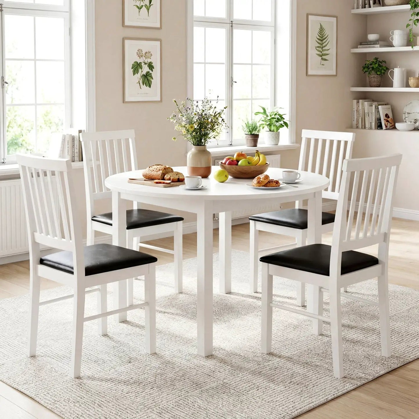 Dining Chairs Set of 2 Modern Mid Century