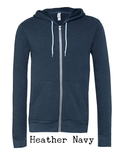 Dinna Fash Scottish Thistle Embroidered Zipper Sweatshirt Hoodie - Outlander Inspiration - Tampa Home & Garden Store