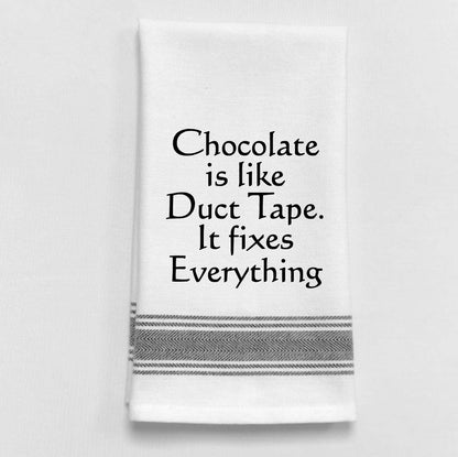 Dish Towel - Chocolate Fixes Everything - Tampa Home & Garden Store