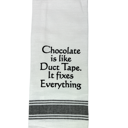 Dish Towel - Chocolate Fixes Everything - Tampa Home & Garden Store