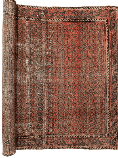 Distressed Persian Paisley Rug 3’8” x 5’2” - Tampa Home & Garden Store