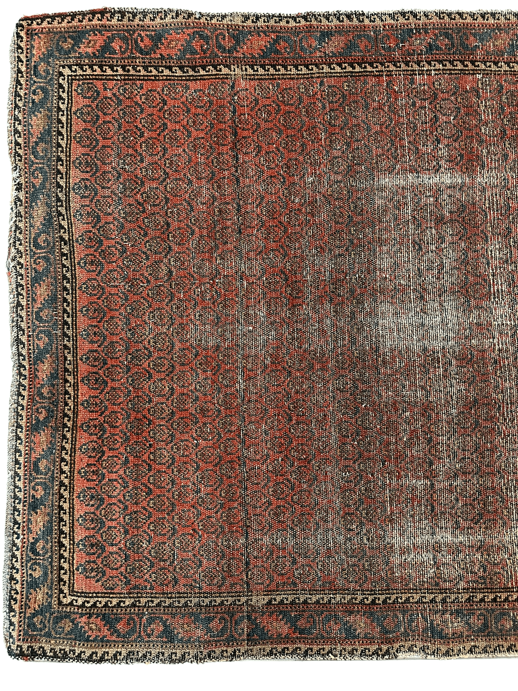Distressed Persian Paisley Rug 3’8” x 5’2” - Tampa Home & Garden Store