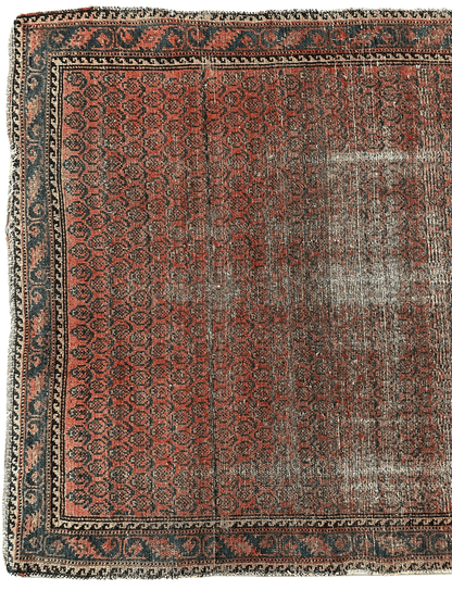 Distressed Persian Paisley Rug 3’8” x 5’2” - Tampa Home & Garden Store