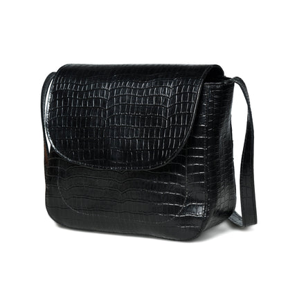 Diva Black Croco Sling Bag - Tampa Home & Garden Store