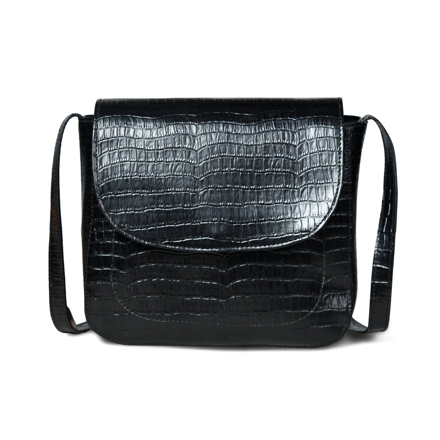 Diva Black Croco Sling Bag - Tampa Home & Garden Store