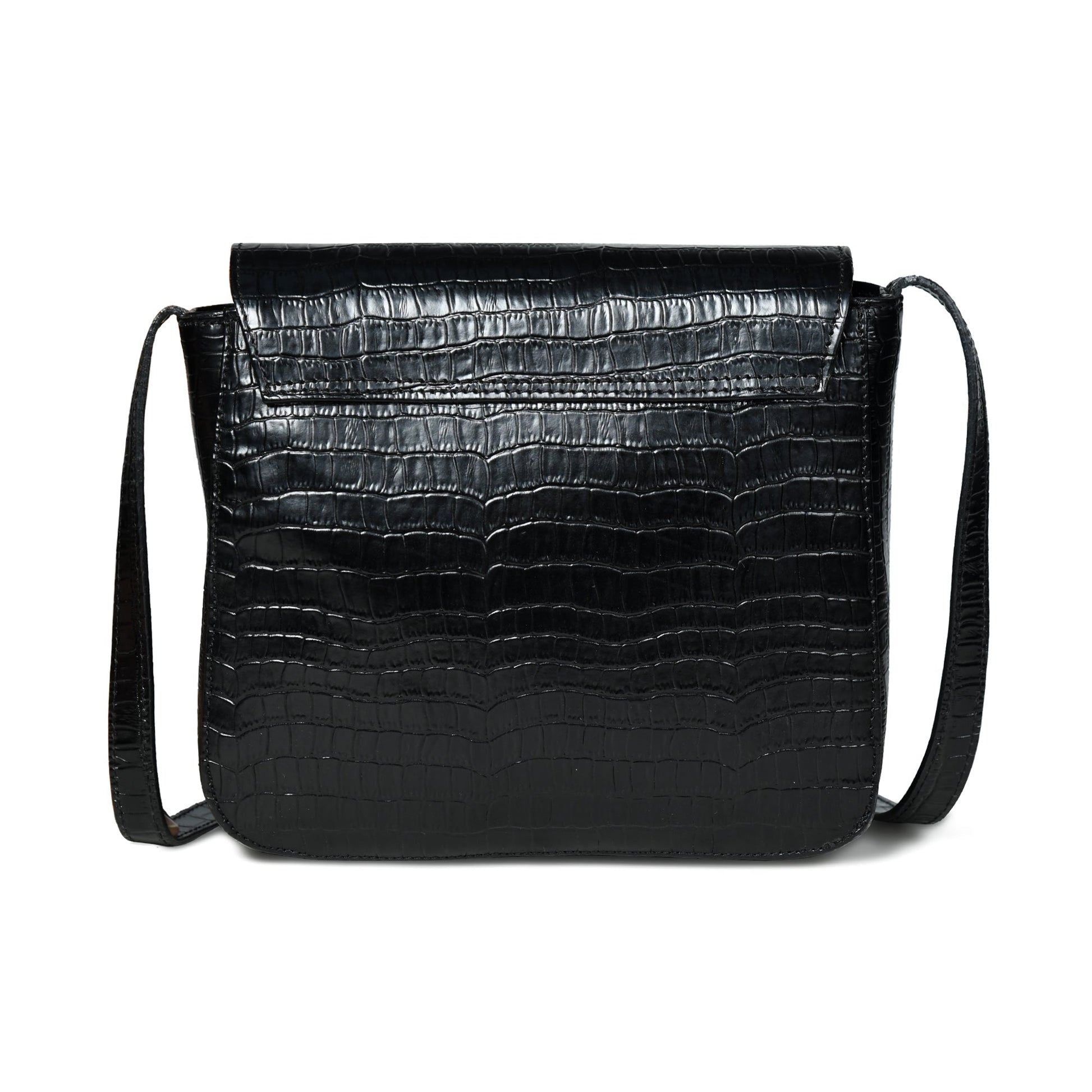Diva Black Croco Sling Bag - Tampa Home & Garden Store