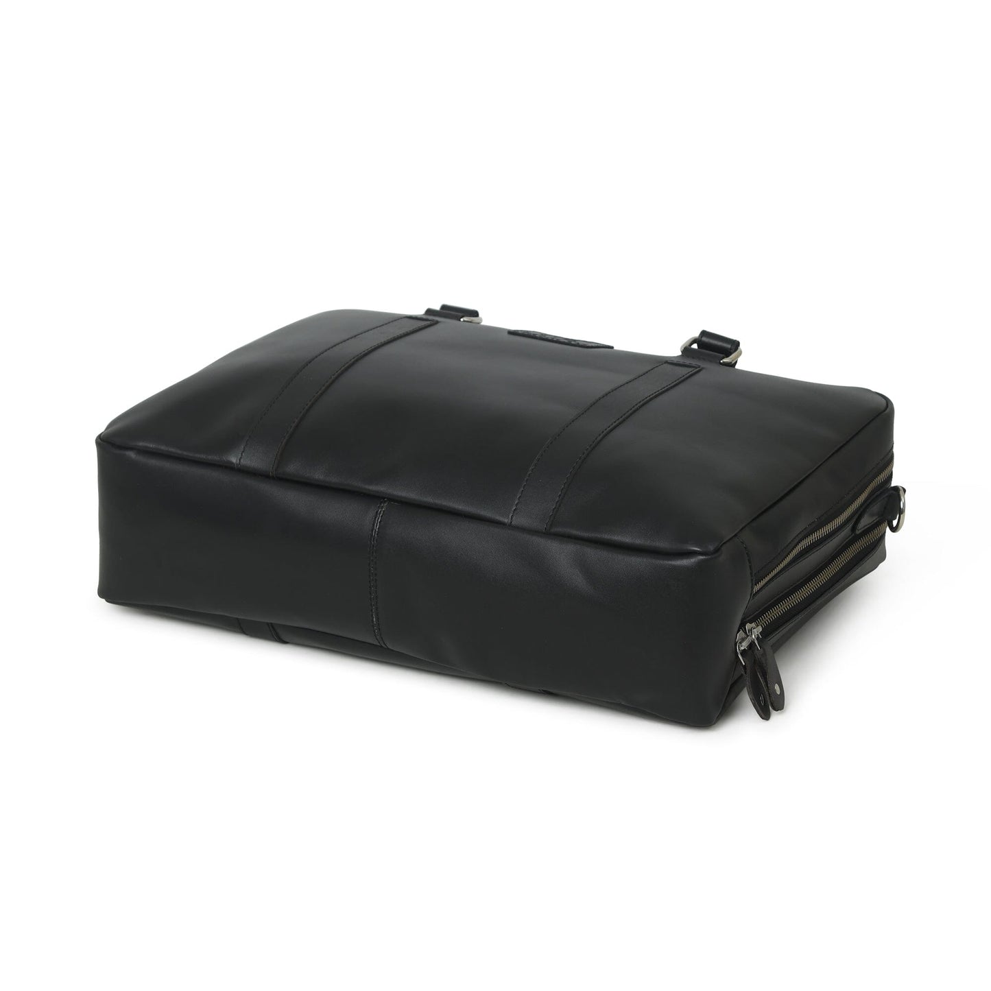 Dixon Black Buffalo Leather Laptop Briefcase - Tampa Home & Garden Store