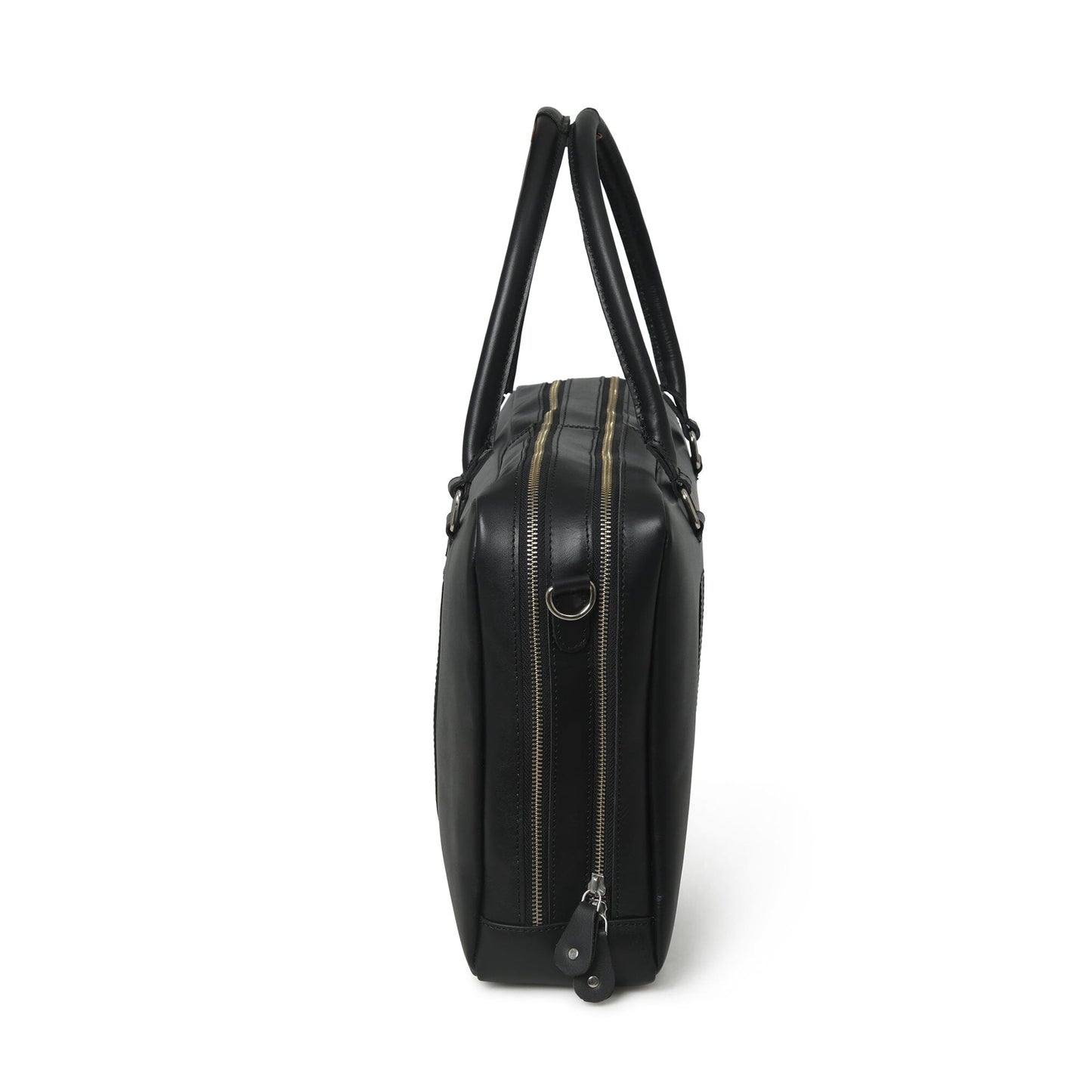Dixon Black Buffalo Leather Laptop Briefcase - Tampa Home & Garden Store